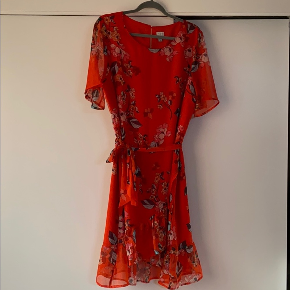 Target- A new day Red floral dress